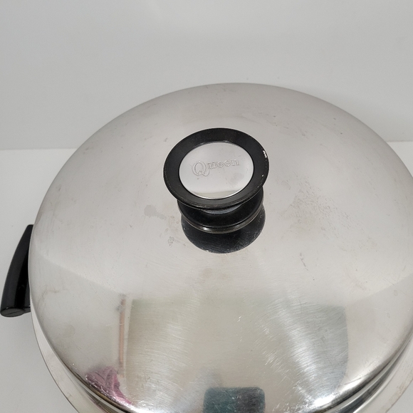 Vtg Amway Queen Stainless Steel 4qt Egg Poacher Pot With Lid - Picture 2 of 5